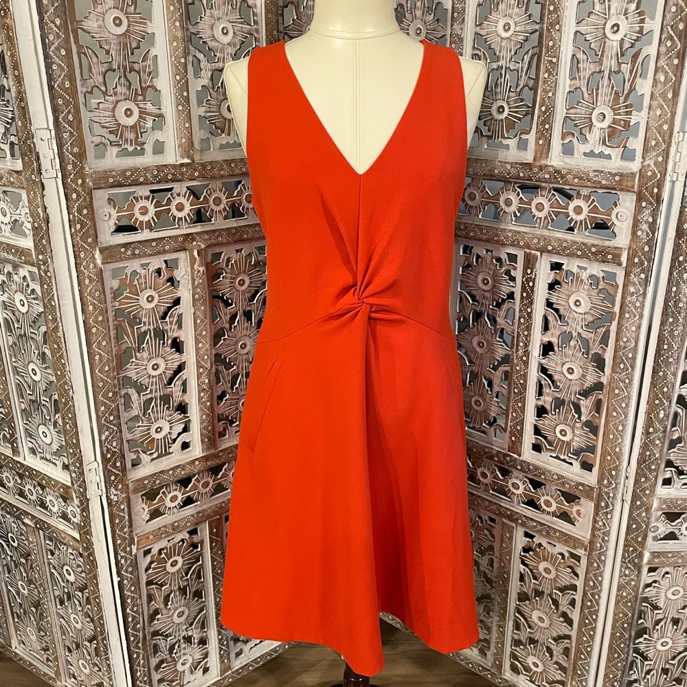 Anthropologie Leifsdottir Twisted Crepe Mini Dress